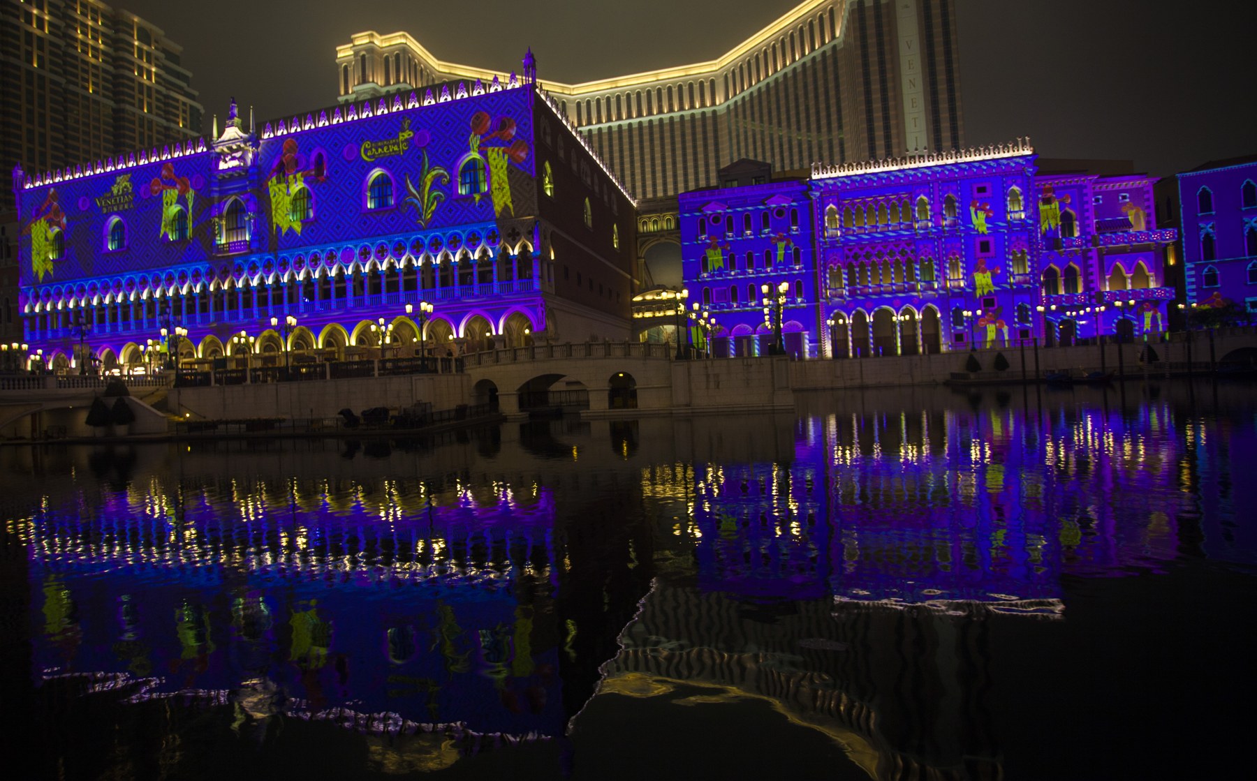 Projection and reflections across the water